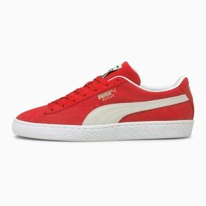 Women’s Red Suede Puma Shoes